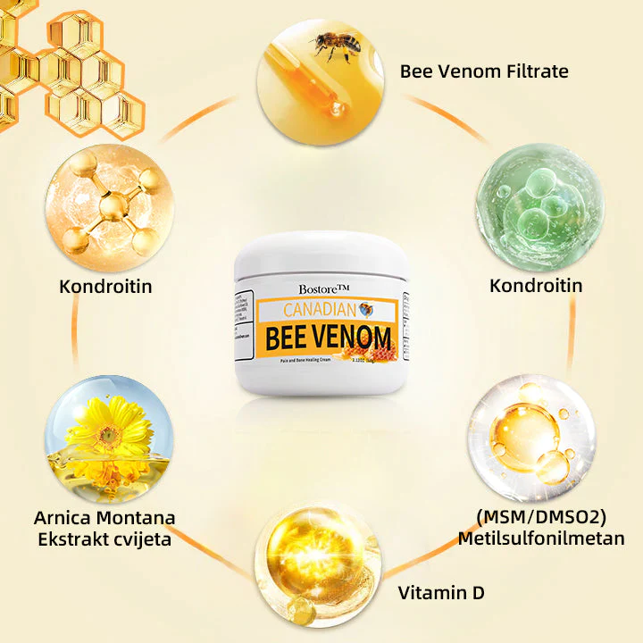 Bostore™ Canadian honey bee Venom Pain and Bone Healing Cream