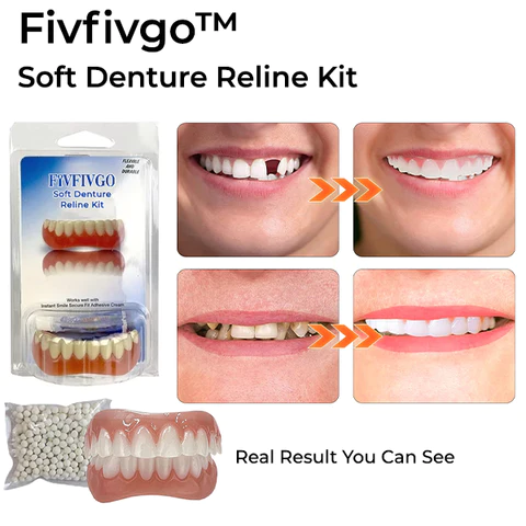 Fivfivgo™ Weichbleibende Prothese Reline Kit