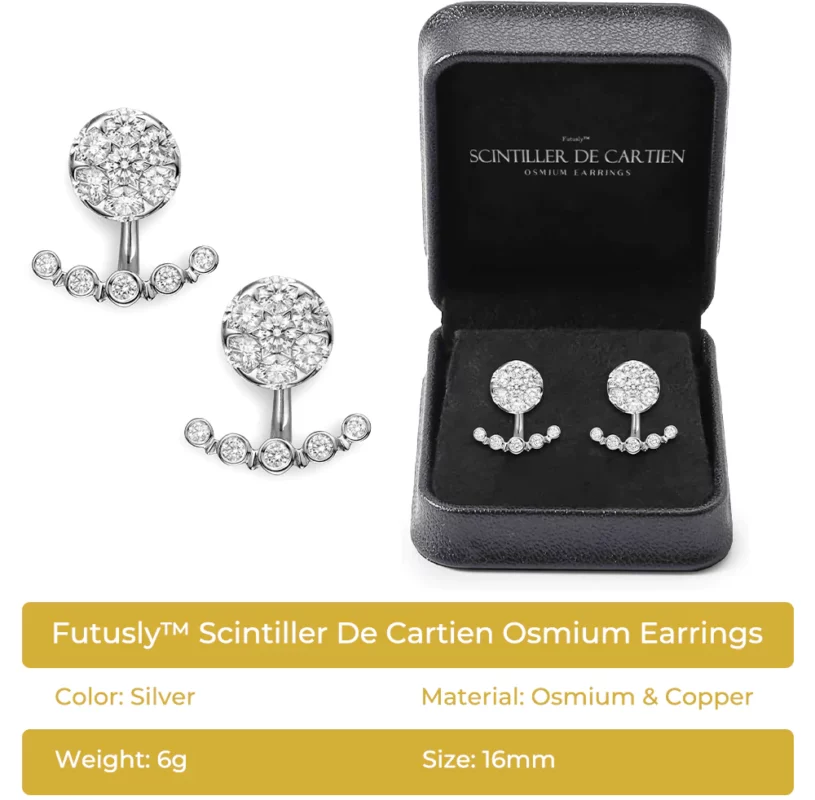 Futusly™ Scintiller De Cartien Osmium Earrings