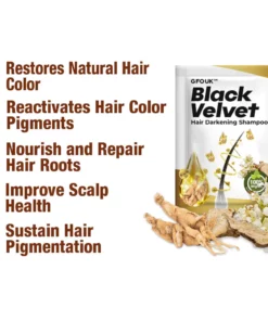 GFOUK™ BlackVelvet Hair Darkening Shampoo