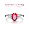 Luxurious Ruby Gem Stone Ring