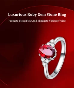 Luxurious Ruby Gem Stone Ring