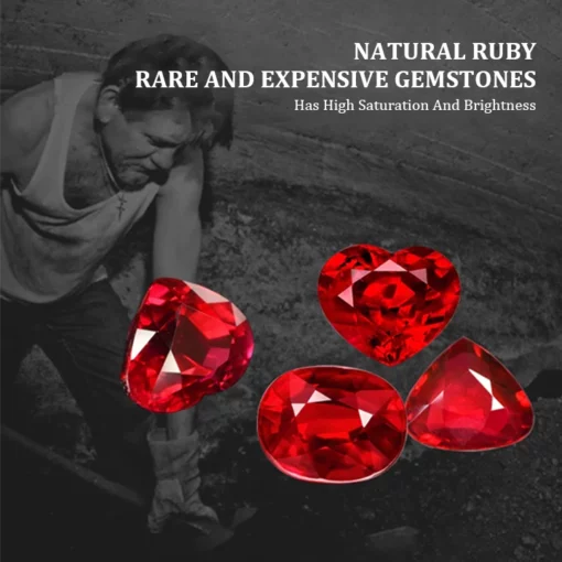 Luxurious Ruby Gem Stone Ring