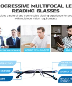 NOWORDUP™ Multi-focus progressive lenses Reading glasses