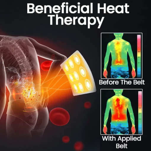 Seurico™ Lumbar Spine Pain Relief Magnetic Heat Belt