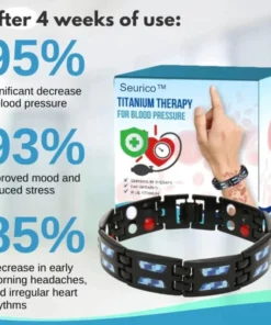 Seurico™ Titanium Therapy Bracelet - for Blood Pressure