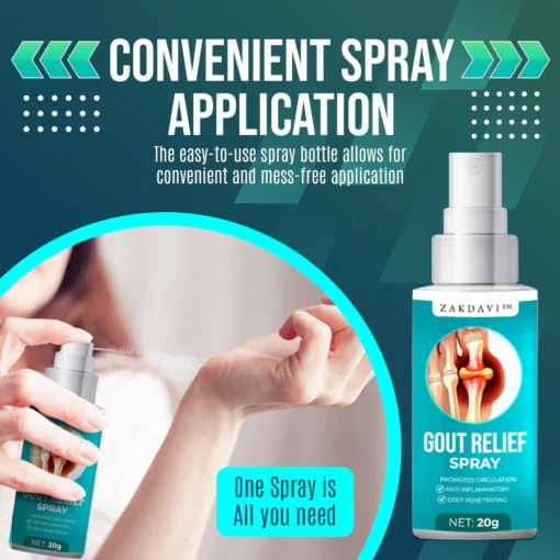 Zakdavi Gout Relief Spray