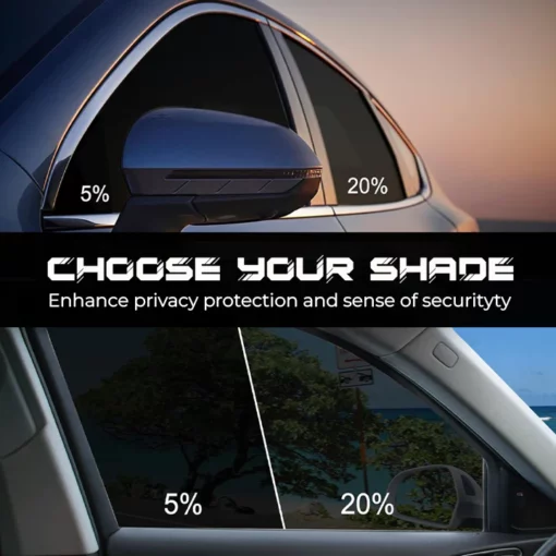 iRosesilk™ Shielding Window Privacy Automatic Smart Tint For Cars