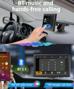 7-Inch Bluetooth Car Display for Apple & Android