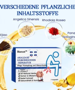 Biancat™ AnalEase Hämorrhoiden-Reparatur Kräuterkapseln