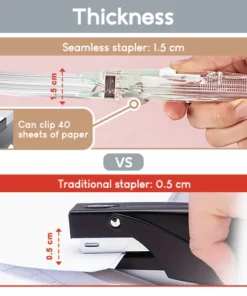 ClipLock Pin-Free Seamless Mini Stapler