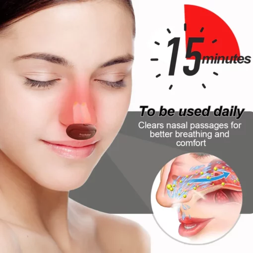 Nurbini™ RespiRelief red light nasal therapy device