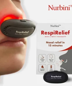 Nurbini™ RespiRelief red light nasal therapy device