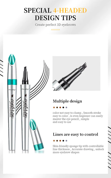 Oveallgo™ 3D Microblading 4-Tip Brow Definer Pen