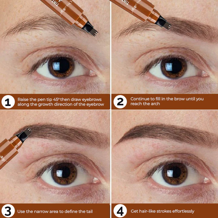 Oveallgo™ 4-Tip Professional Microblading Eyebrow Tattoo Pen