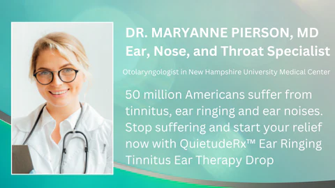 QuietudeRx™ Tinnitus Ear Therapy Drop
