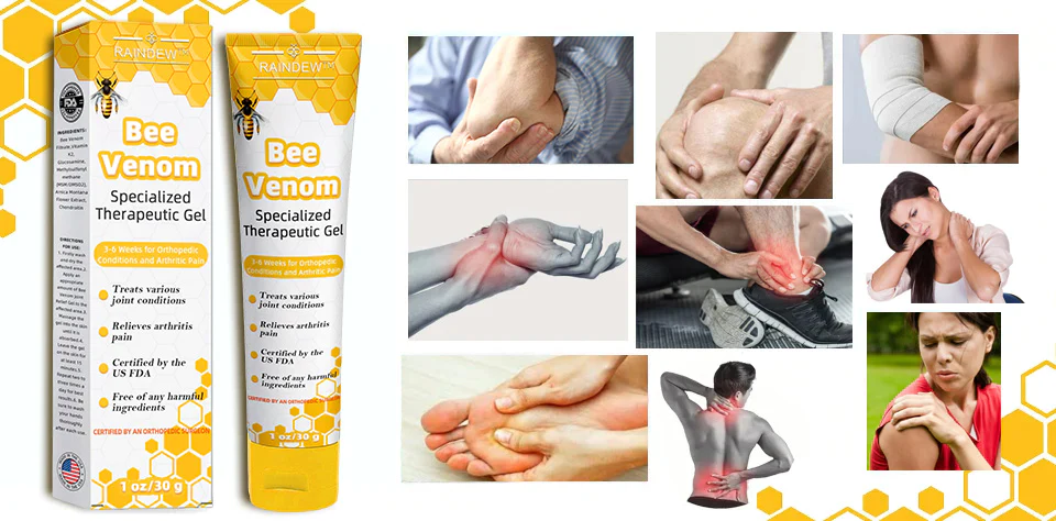 Raindew™ Bee Venom Joint Therapy Pain Relief Gel