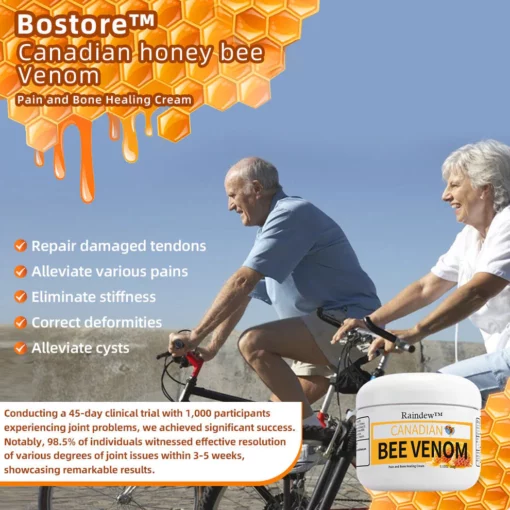 Raindew™ Canadian honey bee Venom Pain and Bone Healing Cream