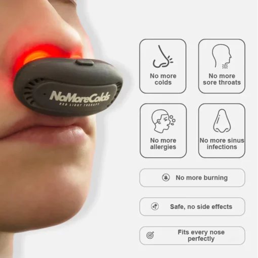 Seurico™ INSTANT RespiRelief red light nasal therapy device