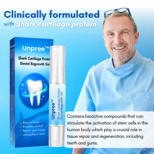 Unpree™ Shark Cartilage Protein Dental Regrowth Gel