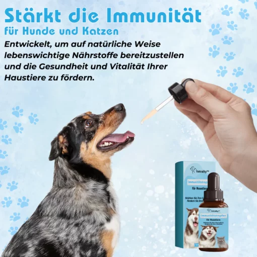 Vetrality™ Immunitätstropfen für Haustiere