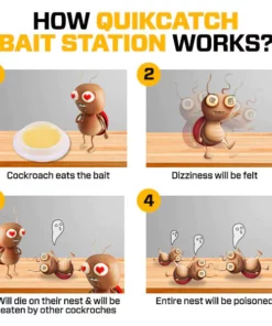 iRosesilk™ QuikCatch RoachAce Bait Station