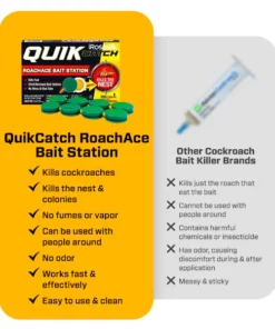 iRosesilk™ QuikCatch RoachAce Bait Station