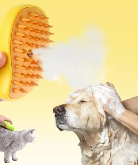 Cozyk™ Patented Exclusive Rechargeable Steam Pet Brush