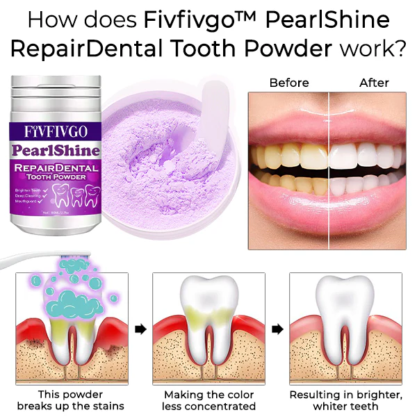 Fivfivgo™ PearlShine RepairDental Zahnpulver