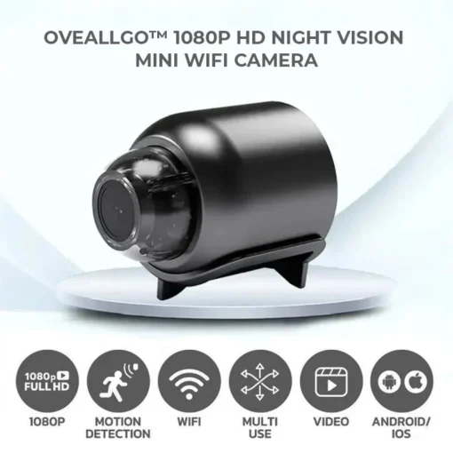 Oveallgo™ 1080P Ultra HD Night Vision Mini WIFI Camera