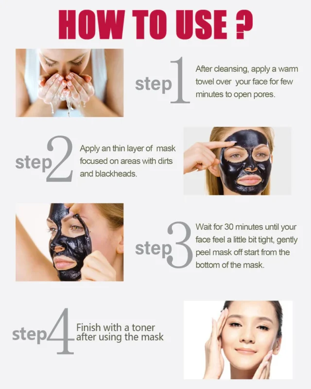 Seurico™ Bamboo Charcoal Deep Cleansing Blackhead Mask Purifying Peel