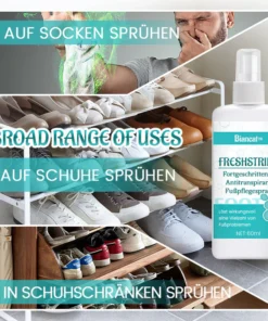 Biancat™ FreshStride Fortschrittliches Antitranspirant Fußpflegespray