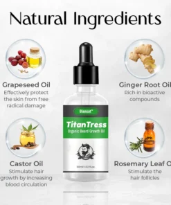 Biancat™ TitanTress Organic Beard Growth Oil