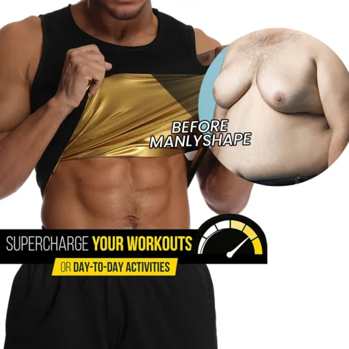 ManlyShape Gynecomastia Compression Shirt