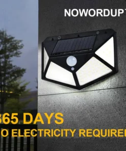 NOWORDUP™ Advanced Solar Security Lights: 128 LEDs, Triple-Mode Sensor