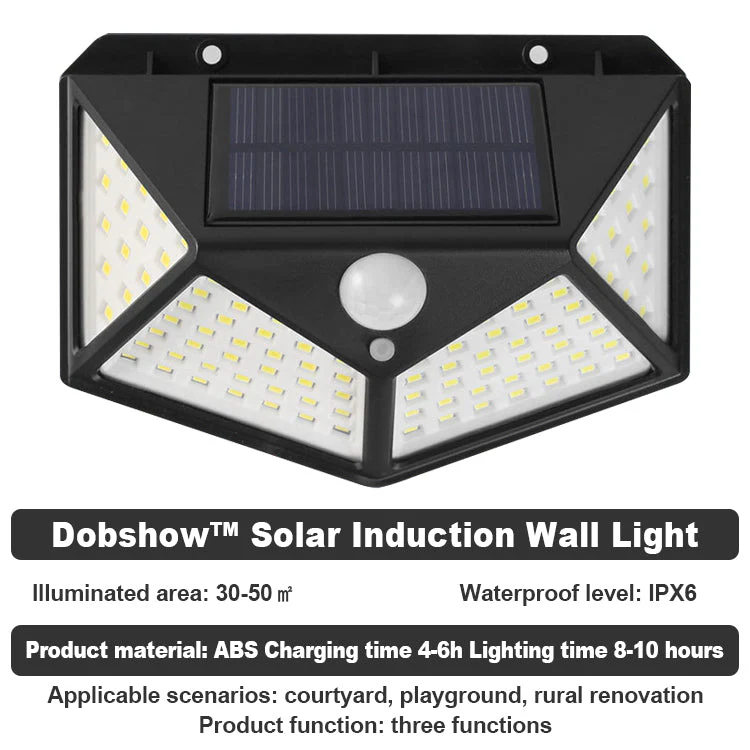 NOWORDUP™ Advanced Solar Security Lights: 128 LEDs, Triple-Mode Sensor