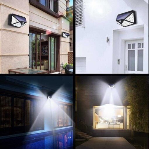 NOWORDUP™ Advanced Solar Security Lights: 128 LEDs, Triple-Mode Sensor