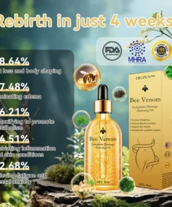 𝑭𝑹𝑶𝑷𝑼𝑵™ Bee Venom Lymphatic Drainage Slimming Oil