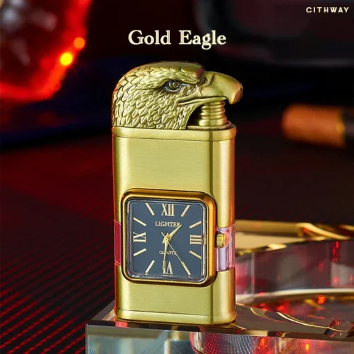 Remifa™ Windproof Dual-Flame Vintage Watch Lighter - Image 5