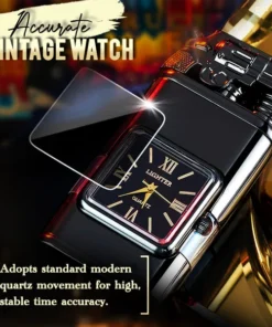 Remifa™ Windproof Dual-Flame Vintage Watch Lighter