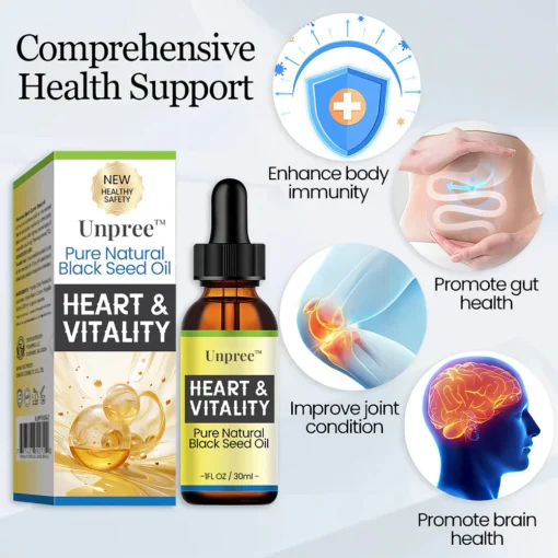 UNPREE™ Heart & Vitality Pure Natural Black Seed Oil