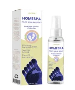 Unpree™ HomeSpa Foot Scrub Spray