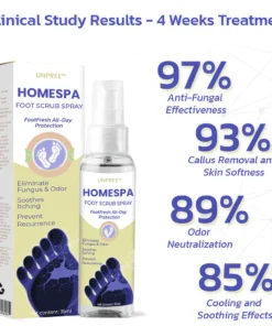 Unpree™ HomeSpa Foot Scrub Spray