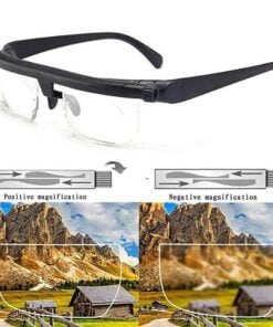 ADJUSTABLE FOCUS GLASSES NEAR AND FAR SIGHT