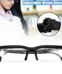 ADJUSTABLE FOCUS GLASSES NEAR AND FAR SIGHT