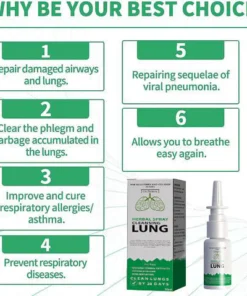 BBOJI™ Organic Herbal Lung Cleanse Repair Nasal Spray