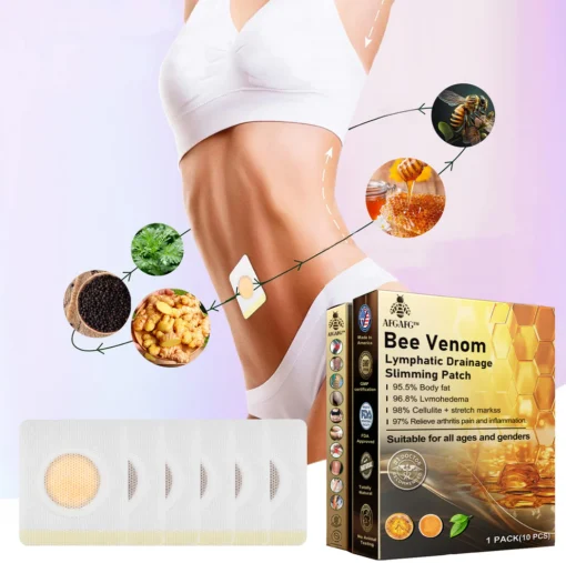 Bee Venom Lymphatic Drainage Slimming Patch