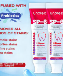 Unpree™ SP-6 Ultra+ Probiotic Whitening Toothpaste