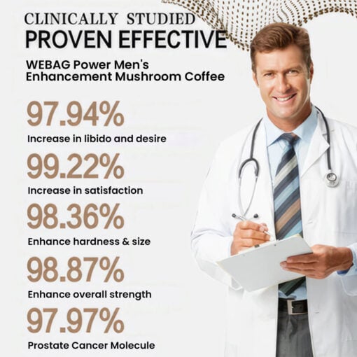 WEBAG™ Power Men's Enhancement Mushroom Coffee