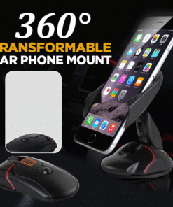 360° Transformable Car Phone Mount